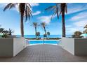 Resort-style pool with direct ocean views at 1800 Benjamin Franklin Dr # B408, Sarasota, FL 34236