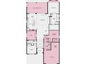 Detailed floor plan showcasing the layout of this home's bedrooms, kitchen, and living spaces at 26891 Victoria Pl, Punta Gorda, FL 33955