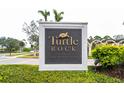 Entrance sign for the Turtle Rock community in Palmer Ranch at 5063 Timber Chase Way, Sarasota, FL 34238