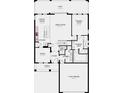 Detailed first floor plan showing the layout with the primary suite and great room at 8513 Golden Dawn Ct, Sarasota, FL 34241