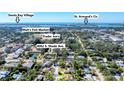 Aerial view showing proximity to Siesta Key Village, St. Armand's Circle, Walt's Fish Market and Trader Joe's at 4062 S Shade Ave, Sarasota, FL 34231