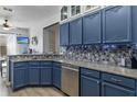 Updated kitchen features stainless steel appliances and granite countertops at 4630 56Th E Dr, Bradenton, FL 34203