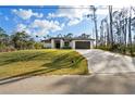 Charming single-story home with well-maintained lawn and elegant brick driveway at 5823 Kumquat Ave, North Port, FL 34291