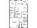 Three-bedroom, two-bath home featuring a two-car garage and covered lanai at 5119 Schubert Trl, North Port, FL 34287