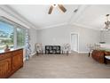 Spacious living room with hardwood floors and ample natural light at 22481 Vale Ave, Punta Gorda, FL 33980