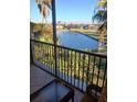 Enjoy breathtaking views of the water from this condo's balcony at 98 Vivante Blvd # 98317, Punta Gorda, FL 33950