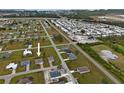 Aerial view showing home's location in a residential neighborhood at 16039 Quinta Dr, Punta Gorda, FL 33955