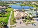 Luxury home near the water with a golf course view at 1906 Creek Nine Dr, North Port, FL 34291