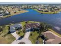 Bird's-eye view of waterfront home at 24337 Contra Costa Ln, Punta Gorda, FL 33955