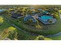 Aerial view of homes near waterway, some under construction at 7342 N Ficus Tree, Punta Gorda, FL 33955