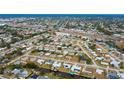 Aerial view showing home's location in a residential neighborhood at 350 Duxbury Ave, Port Charlotte, FL 33952