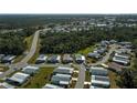 Aerial view showing home's location in a residential community at 805 Manchester Ct, Englewood, FL 34223