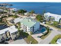 Property has a green roof and is near the water at 1801 Jamaica Way # 112, Punta Gorda, FL 33950