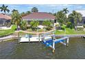 Waterfront property with private dock and boat lift at 3663 Whippoorwill Blvd, Punta Gorda, FL 33950