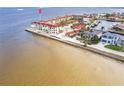 Aerial view showing waterfront location of condo building at 1 Colony Point Dr # A19, Punta Gorda, FL 33950