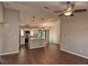 Modern kitchen with stainless steel appliances and an island at 1101 Victoria Ave, Port Charlotte, FL 33948