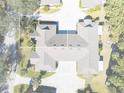 Top-down view of the property and surrounding area at 1577 Red Oak Ln, Port Charlotte, FL 33948