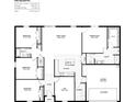 One-story house featuring 4 bedrooms, a den, and 2-car garage at 3271 S San Mateo Dr, North Port, FL 34288