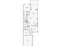 Detailed floorplan showing layout including the Lanai, Gathering Room, Kitchen, Dining Room, Primary Bedroom, and garage at 26950 Pavin Dr, Englewood, FL 34223