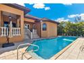 Inviting pool area with a large pool and spacious patio at 150 Mandalay Rd, Punta Gorda, FL 33950