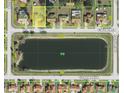 Aerial view showcasing home location in a residential neighborhood at 13278 Carter Ave, Port Charlotte, FL 33981