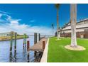 Private dock offering quick access to the water at 3015 Curry Ter, Port Charlotte, FL 33981