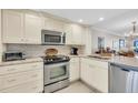 Modern kitchen featuring stainless steel appliances at 5700 Gulf Shores Dr # B234, Boca Grande, FL 33921