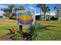 Windsor Villas community entrance sign with address information at 367 Englewood Isles Pkwy # 4, Englewood, FL 34223