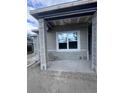 Front porch detail of the new construction home at 2814 Vogler Ln, North Port, FL 34286