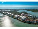 Aerial view showcasing the community's location on the waterfront at 1501 Beach Rd # 209, Englewood, FL 34223
