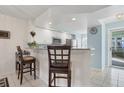Modern kitchen with stainless steel appliances and granite countertops at 5725 Greenwood Ave # 8101, North Port, FL 34287