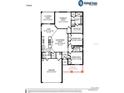 Parsyn floor plan at Cypress Ridge Ranch with dimensions for living room, bedrooms, kitchen, and covered lanai at 6072 Ballast Dr, Wimauma, FL 33598