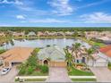 Luxury home community showcasing waterfront properties and lush landscaping at 2224 Mesic Hammock Way, Venice, FL 34292