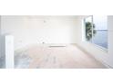 Kitchen with new flooring and water views at 5055 N Beach Rd # 201, Englewood, FL 34223