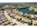 Aerial view of the community and property location at 664 Linden Dr, Englewood, FL 34223
