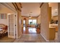 View of the living room from the foyer at 4940 Thames Ln, Sarasota, FL 34238