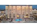 Oceanfront building; features a pool and beachfront location at 255 The Esplanade N # 202, Venice, FL 34285