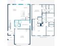 Two-story home floor plan, four bedrooms, and a two-car garage at 25242 Paraguay St, Punta Gorda, FL 33983