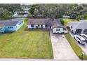 Housetop view showing the house and driveway at 5818 18Th S Ave, Gulfport, FL 33707