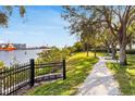 Park-like setting with waterfront views at 1405 Harbour Walk Rd, Tampa, FL 33602