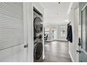 Stackable washer and dryer in a convenient laundry closet at 1000 W Horatio St # 312, Tampa, FL 33606