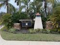 Vista Cay community entrance sign and landscaping at 1006 Vista Cay Ct, Brandon, FL 33511