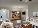 Bright living room featuring comfortable seating and stylish decor at 562 Vista Ridge Dr, Ruskin, FL 33570