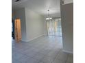 Dining room with tile floors and access to patio at 4666 Laramie Cir, North Port, FL 34286