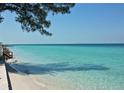 Scenic beach view with clear water at 610 Fox St, Longboat Key, FL 34228