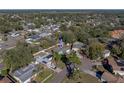 High-angle view of the teal house and neighborhood at 1008 Highgrove Ct, Valrico, FL 33596