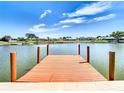 Private dock offering serene waterfront access at 1707 Tahoe Dr, Sun City Center, FL 33573