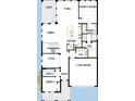 First floor plan showcasing kitchen, living areas, and bedrooms at 1574 Running Tide Pl, Sarasota, FL 34240