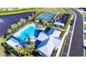 Community overview showcasing pool, tennis courts, and playground at 7014 162Nd Place E. E Pl, Parrish, FL 34219