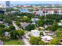 Modern townhome in vibrant urban neighborhood with city skyline in the background at 2506 N Highland Ave, Tampa, FL 33602